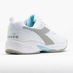 Diadora Challenge 5 SL Junior White/Silver -Holabird Sports SHOP 121525 6