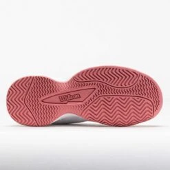 Wilson Rush Pro Junior L White/White/Mauveglow -Holabird Sports SHOP 121539 4