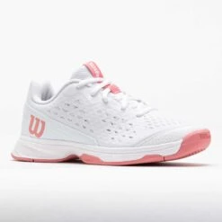 Wilson Rush Pro Junior L White/White/Mauveglow -Holabird Sports SHOP 121539 5