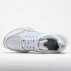 K-Swiss Court Express 2 Junior White/Ballad Blue/Dawn Blue -Holabird Sports SHOP 121550 2