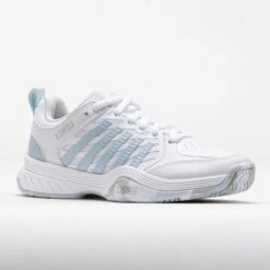 K-Swiss Court Express 2 Junior White/Ballad Blue/Dawn Blue -Holabird Sports SHOP 121550 5