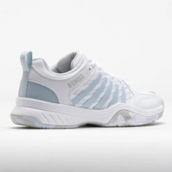 K-Swiss Court Express 2 Junior White/Ballad Blue/Dawn Blue -Holabird Sports SHOP 121550 6
