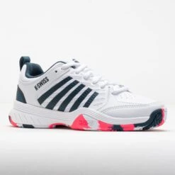 K-Swiss Court Express 2 Junior White/Stargazer/Neon Blaze -Holabird Sports SHOP 121551 5
