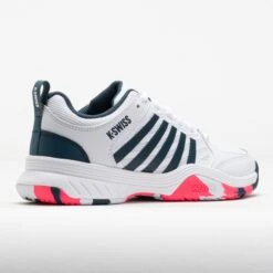 K-Swiss Court Express 2 Junior White/Stargazer/Neon Blaze -Holabird Sports SHOP 121551 6