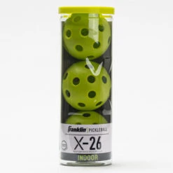 Franklin X-26 Indoor Pickleball 3 Pack Tube -Holabird Sports SHOP 360332 opt 1