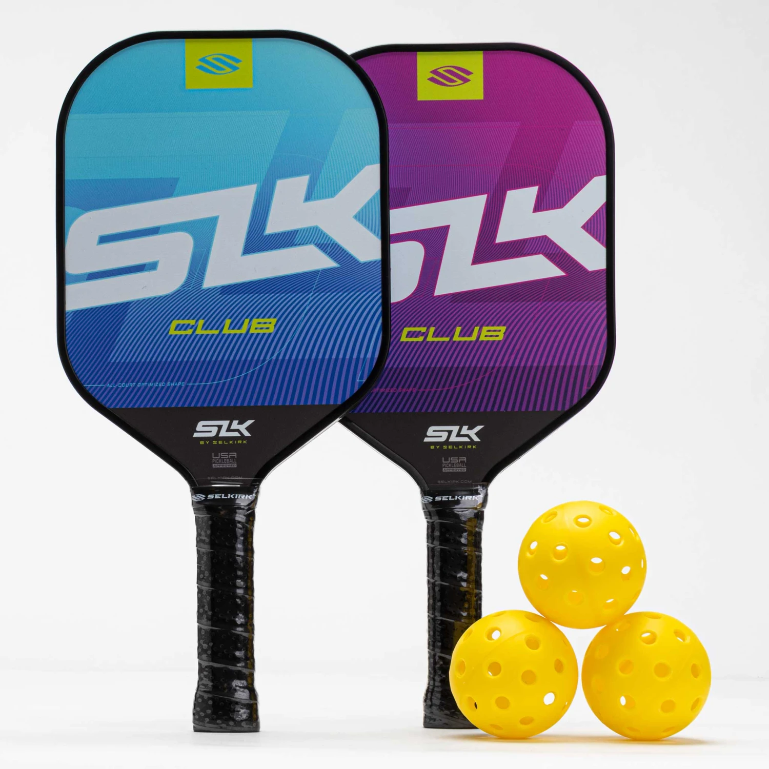 Selkirk SLK Club Bundle(2 Paddles,3 Balls,Mesh Bag) 1 Selkirk SLK Club Bundle(2 Paddles,3 Balls,Mesh Bag)