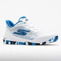 Skechers Viper Court Pro Women's White/Blue -Holabird Sports SHOP 370188 5