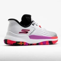 Skechers Viper Court Pro Elite Women's White/Black/Pink -Holabird Sports SHOP 370212 6