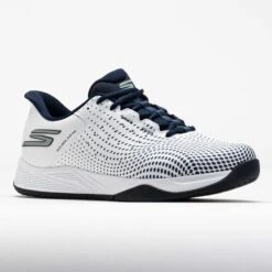 Skechers Viper Court Reload Men's White/Navy -Holabird Sports SHOP 370227 5