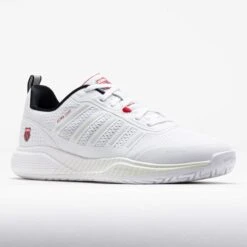 K-Swiss Ultra Court Men's White/Black/Mars Red -Holabird Sports SHOP 370233 5