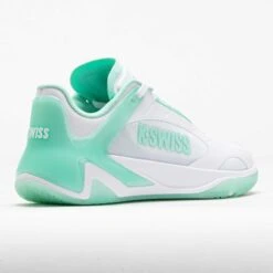 K-Swiss K-Frame Pickleball Women's White/Neon Mint/Hot Neon Pink -Holabird Sports SHOP 370292 6