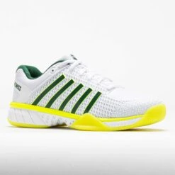 K-Swiss Express Light Pickleball Men's White/Neon Lime/Eden -Holabird Sports SHOP 370296 5