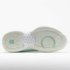 K-Swiss Express Light Pickleball Women's Ice/Honeydew/Neon Pastel Pink -Holabird Sports SHOP 370299 4