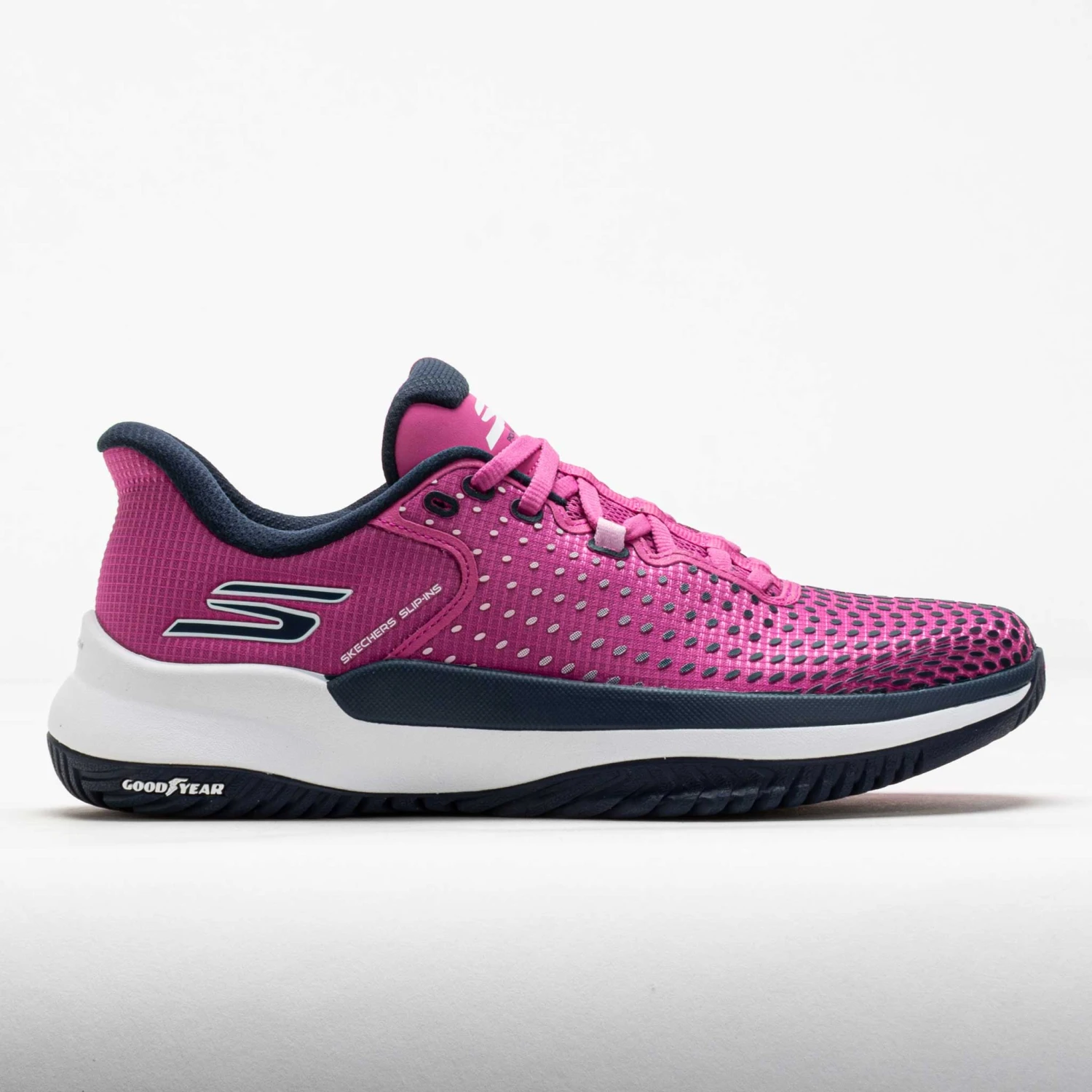 Skechers Viper Court Pro Elite Women's Pink/Gray 1 Skechers Viper Court Pro Elite Women's Pink/Gray