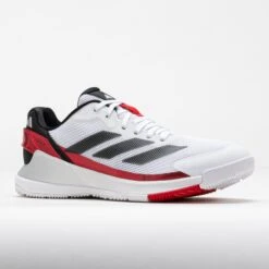 Adidas CrazyQuick LS Men's White/Core Black/Lucid Red -Holabird Sports SHOP 450001 5