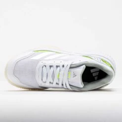 Adidas CourtQuick Women's White/Silver Metallic/Lucid Lemon -Holabird Sports SHOP 450035 2