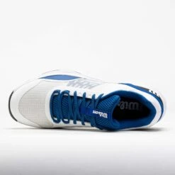 Wilson Hurakn Pro V2 Men's White/Deja Vu Blue/Black -Holabird Sports SHOP 450071 2