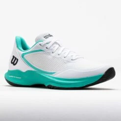 Wilson Hurakn Lite Women's Padel White/Turquoise/Black -Holabird Sports SHOP 450079 5