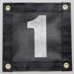 Tourna Tennis Court Numbers - Mesh