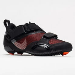 Nike SuperRep Cycle Women's Black/Metallic Silver/Hyper Crimson -Holabird Sports SHOP 561802 5