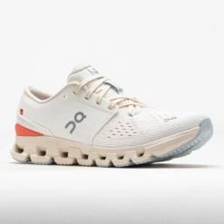 On Running On Cloud X 4 Women's Ivory/Salmon -Holabird Sports SHOP 561972 5