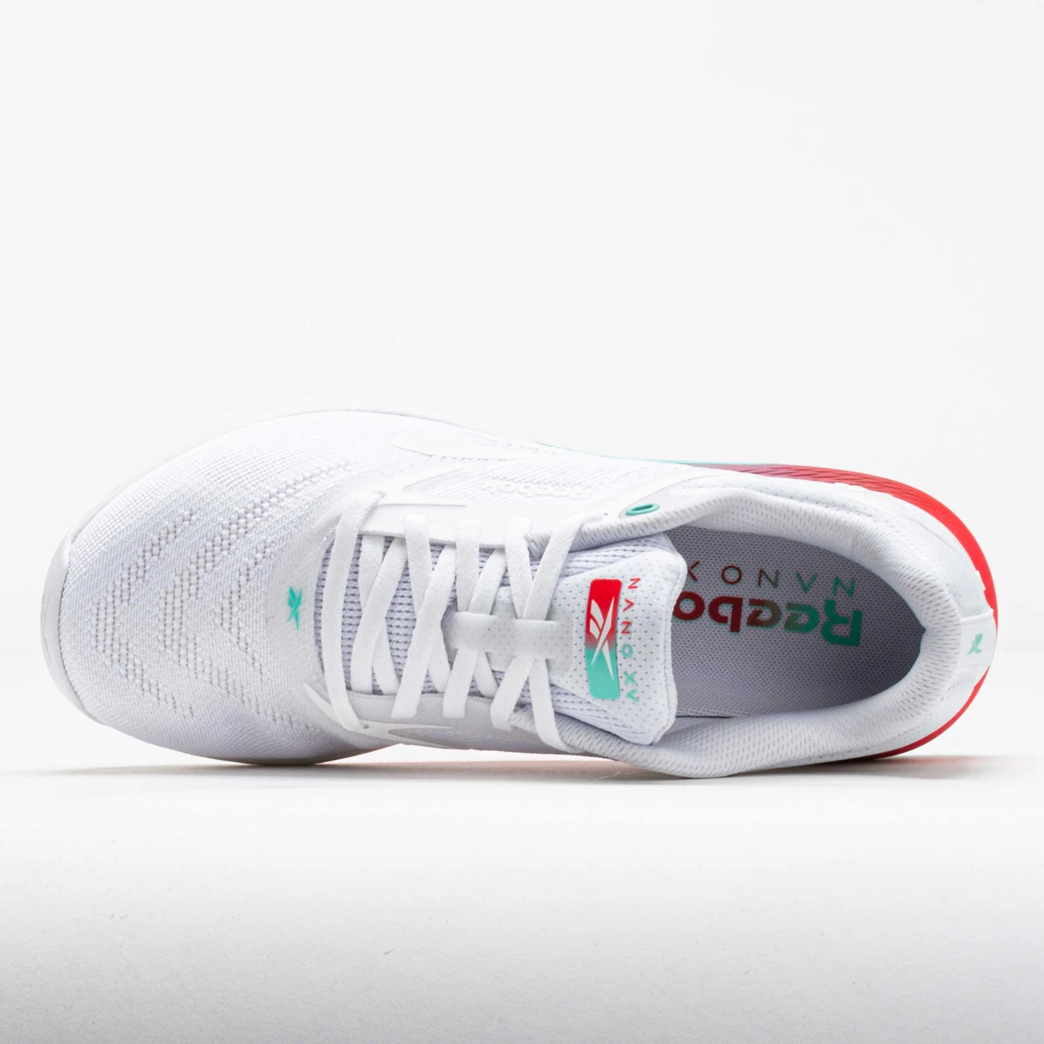 Reebok Nano X5 Women's White/AI Aqua/Energy Red 3 Reebok Nano X5 Women's White/AI Aqua/Energy Red - Image 3