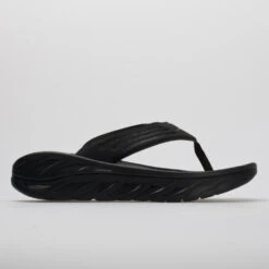HOKA Ora Recovery Flip Men's Black/Dark Gull Gray