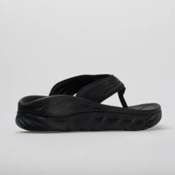 HOKA Ora Recovery Flip Men's Black/Dark Gull Gray -Holabird Sports SHOP 570409 6