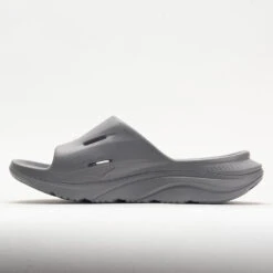 HOKA Ora Recovery Slide 3 Unisex Grey/Grey 8 HOKA Ora Recovery Slide 3 Unisex Grey/Grey -Holabird Sports SHOP 570608 1