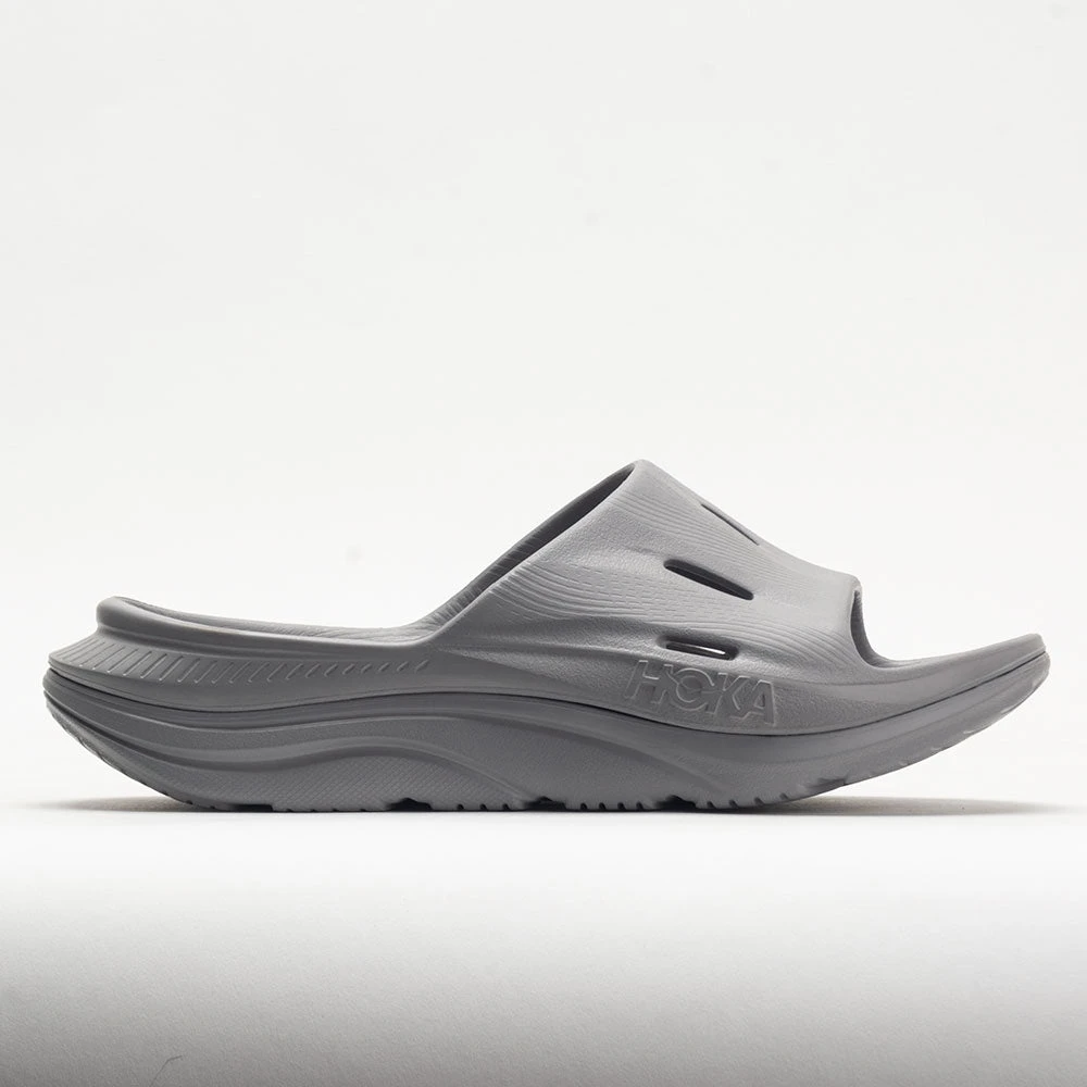 HOKA Ora Recovery Slide 3 Unisex Grey/Grey 1 HOKA Ora Recovery Slide 3 Unisex Grey/Grey
