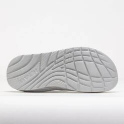 HOKA Ora Recovery Flip Men's Lunar Rock/White -Holabird Sports SHOP 570734 4