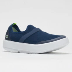 OOFOS OOmg Low Women's White/Navy -Holabird Sports SHOP 631140 5