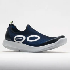 OOFOS OOmg Sport Men's White/Navy -Holabird Sports SHOP 631479 5