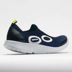 OOFOS OOmg Sport Men's White/Navy -Holabird Sports SHOP 631479 6