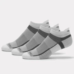 Saucony Inferno Ultralight No Show Socks 3 Pack -Holabird Sports SHOP 651194 100 1