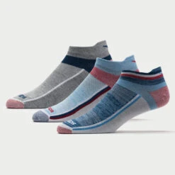 Saucony Inferno Ultralight No Show Socks 3 Pack -Holabird Sports SHOP 651194 458 2