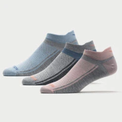 Saucony Inferno Ultralight No Show Socks 3 Pack -Holabird Sports SHOP 651194 680 1