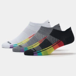 Saucony Inferno Ultralight No Show Socks 3 Pack -Holabird Sports SHOP 651194 905 1