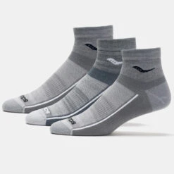 Saucony Inferno Ultralight Quarter Socks 3 Pack -Holabird Sports SHOP 651225 020 1