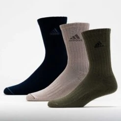 Adidas Classic Cushioned 2.0 Crew Socks 3-Pack Men's -Holabird Sports SHOP 651356 698 1