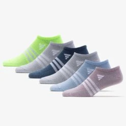Adidas Superlite 3.0 No Show Socks 6-Pack Women's -Holabird Sports SHOP 651357 827 1
