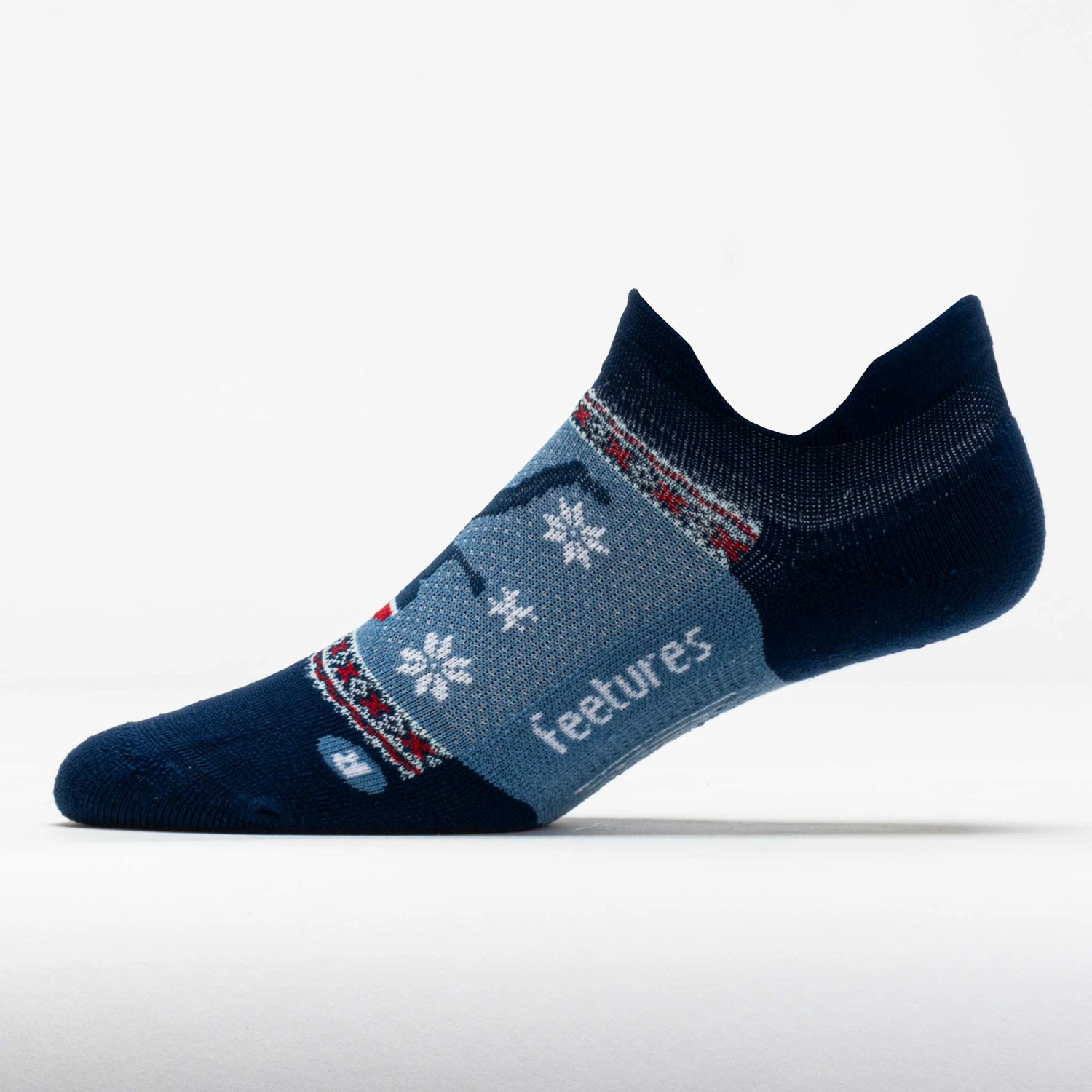 Feetures Elite Light Cushion No Show Tab Sock Holiday Run Edition 1 Feetures Elite Light Cushion No Show Tab Sock Holiday Run Edition