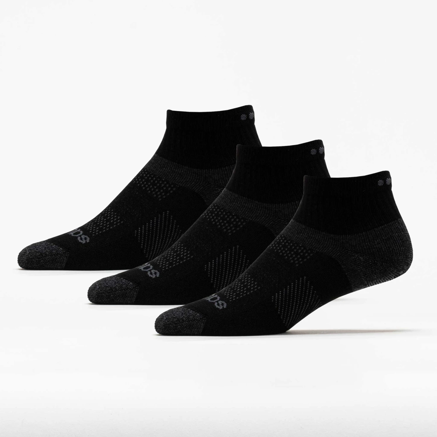 Saucony Inferno Cushioned Quarter Socks (3 Pack) 1 Saucony Inferno Cushioned Quarter Socks (3 Pack)