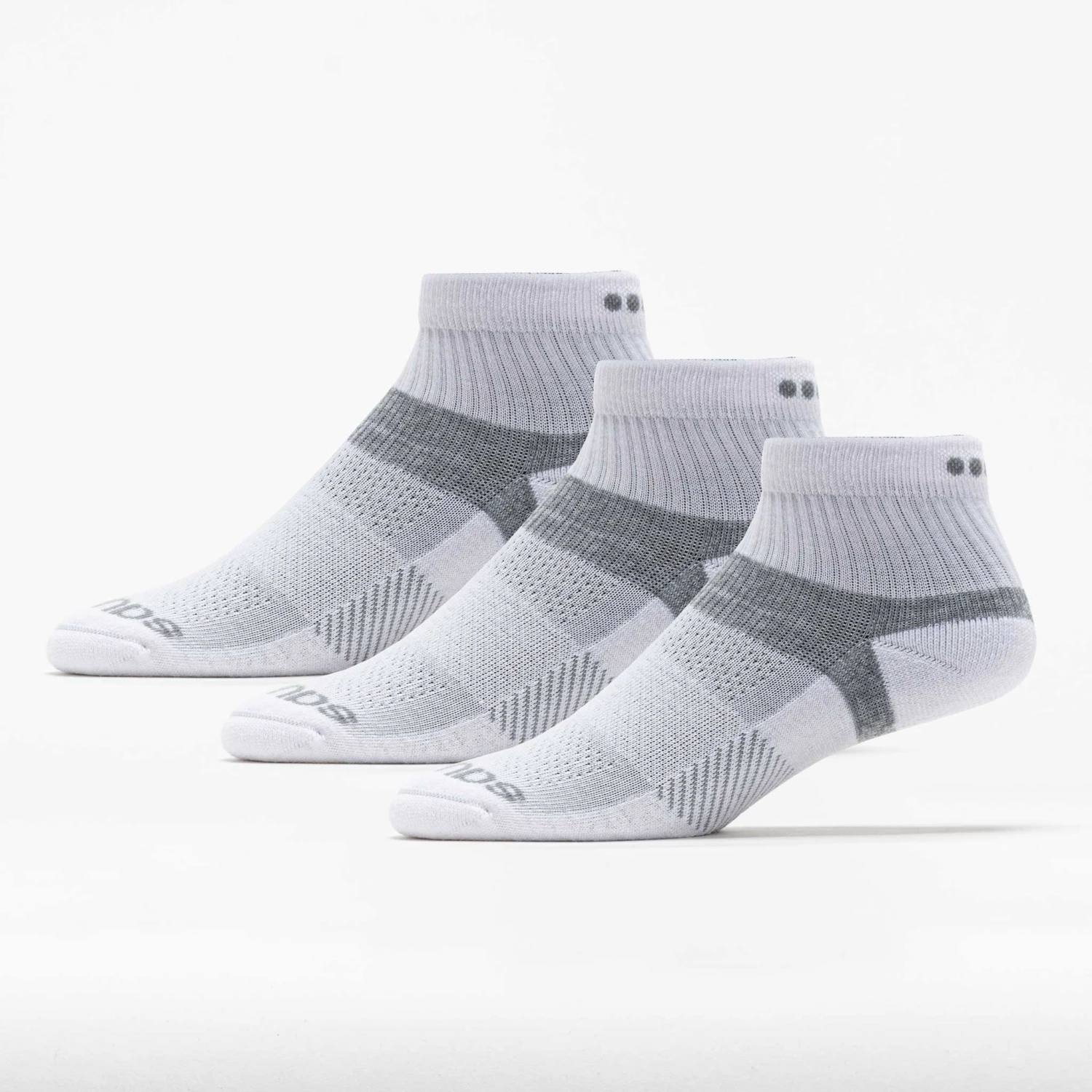 Saucony Inferno Cushioned Quarter Socks (3 Pack) 3 Saucony Inferno Cushioned Quarter Socks (3 Pack) - Image 3