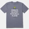 Life Is Good World's Okayest Pickleball Player Tee Men's
