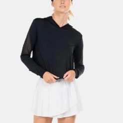 Lucky In Love Cindy Crop Hoodie Women's