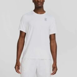 Nike Dri-FIT Advantage Short Sleeve Tennis Top Men's -Holabird Sports SHOP 758525 100 1