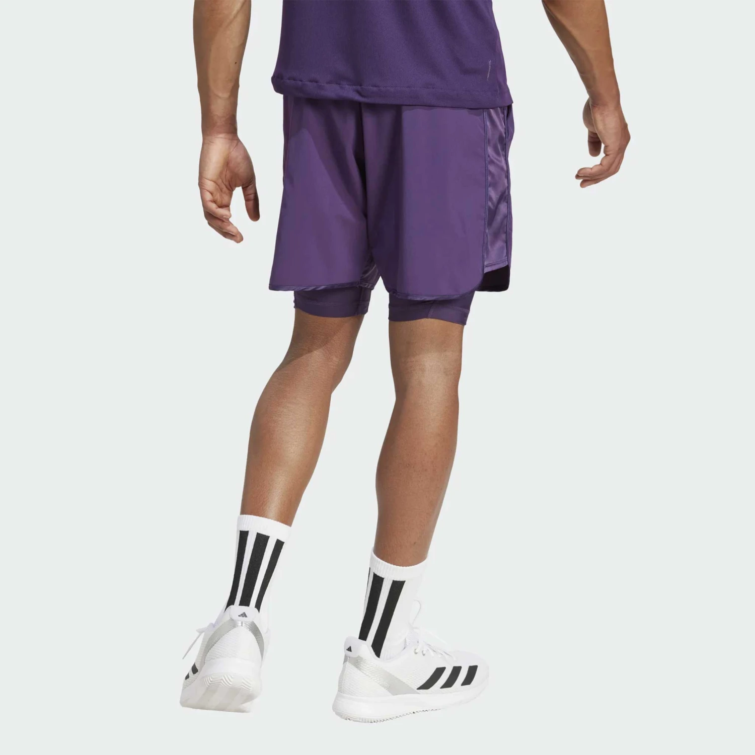 Adidas Wimbledon 2025 7" Shorts And Tights Set Men's 4 Adidas Wimbledon 2025 7" Shorts And Tights Set Men's - Image 4