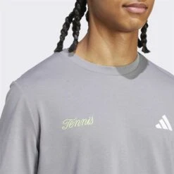 Adidas Tennis Apple Graphic Tee Men's 8 Adidas Tennis Apple Graphic Tee Men's -Holabird Sports SHOP 758590 569 3